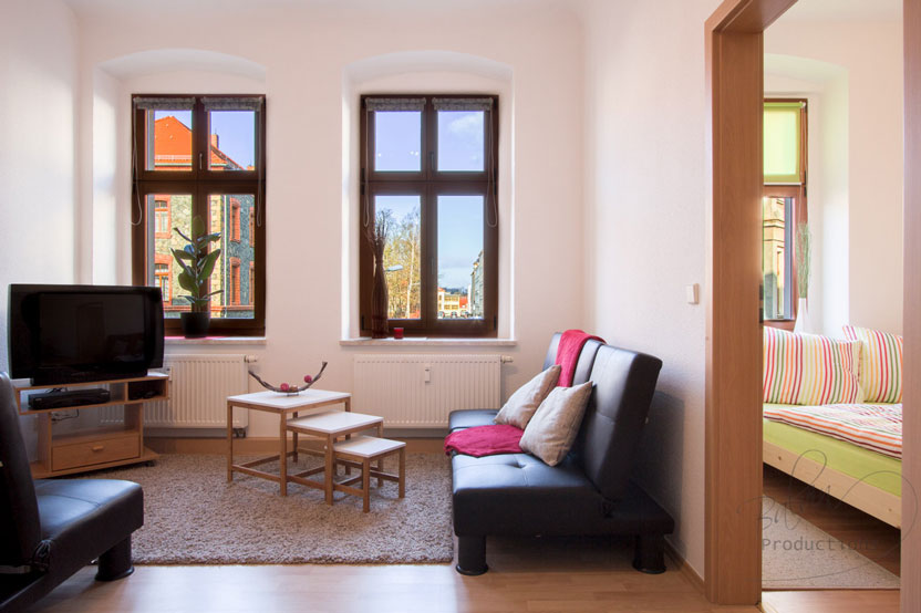 Wohn-und Schlafzimmer